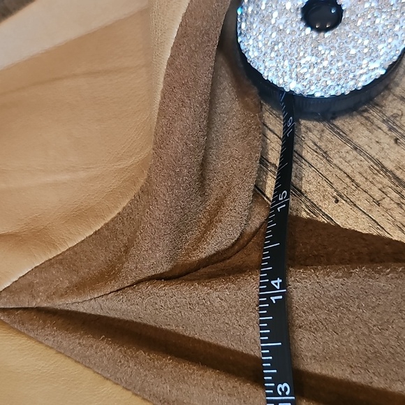 Tory Burch Tan Lamb Leather Dress Size 4 - Picture 5 of 10